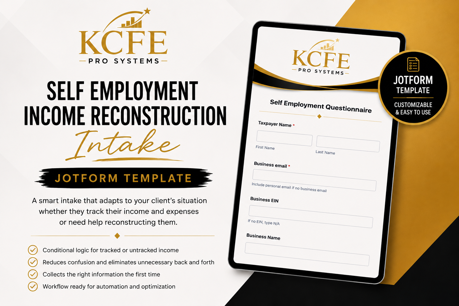 Self Employment Income Intake