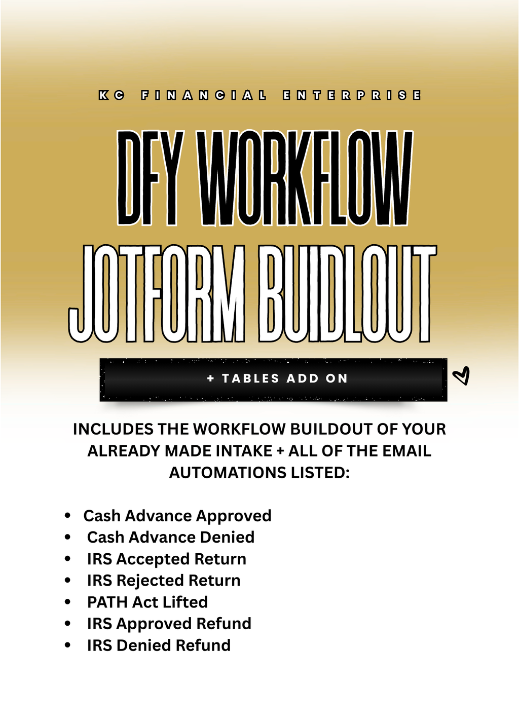 DFY JOTFORM WORKFLOW BUILDOUT