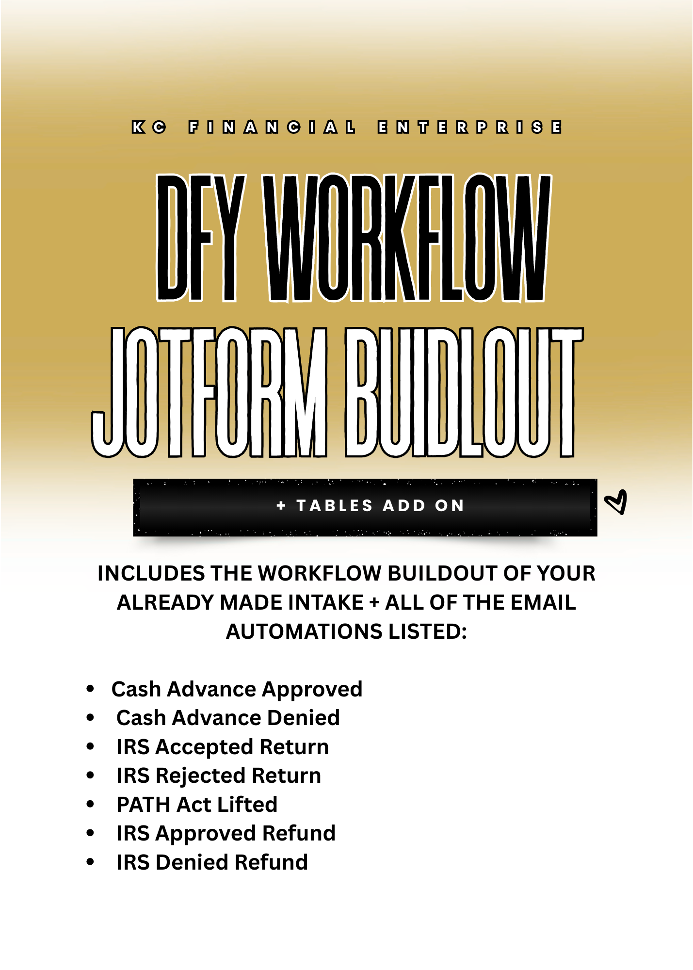 DFY JOTFORM WORKFLOW BUILDOUT